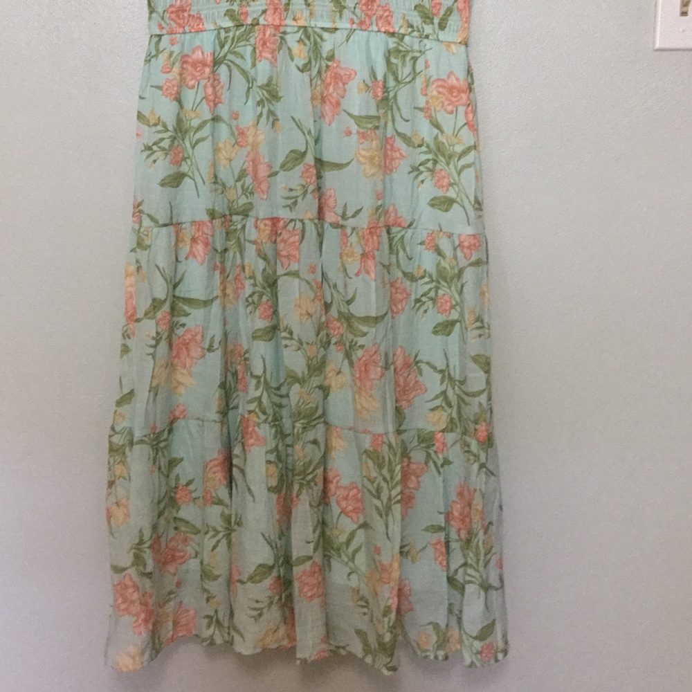 Perch Blu Pepper Floral Midi Tiered Dress - Picture 4 of 7